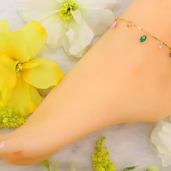 Minimalist Anklet, Sleek & Modern Design, Women’s Fashion, YC110142-A - Picture 10 of 10